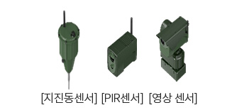 지진동센서, PIR센서, 영상 센서