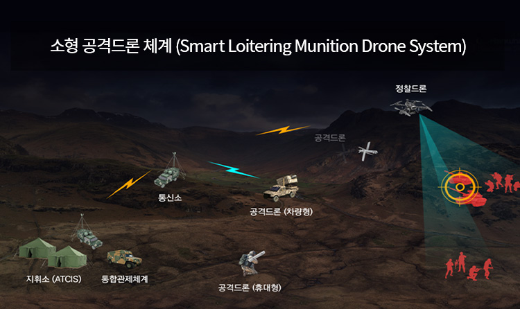 소형 공격드론 체계(Smart Loitering Munition Drone System)